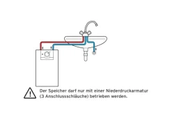 Vaillant Warmwasserspeicher<Untertisch-Elektrospeicher mit Armatur VEN5/7UARM 5 Liter