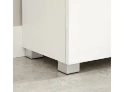 Clearance Vasagle Badezimmerschrank mit Schublade und Regal 30 cm x 60 cm x 80 cm Weiß