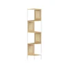 Outlet Vasagle Eckregal 5 Ebenen 31,9 cm x 31,9 cm x 156,4 cm Eichenbeige
