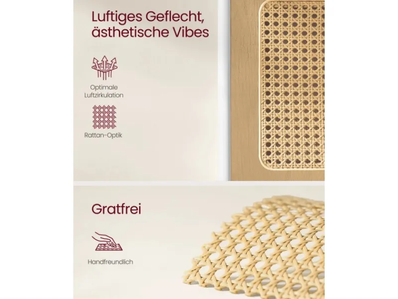 Outlet Vasagle Eckregal 5 Ebenen 31,9 cm x 31,9 cm x 156,4 cm Eichenbeige