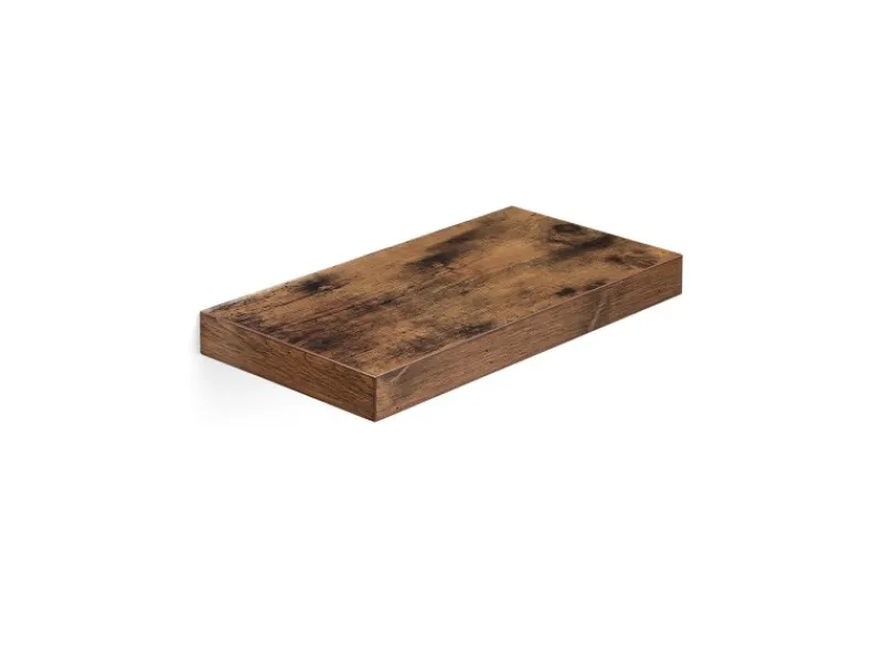 Vasagle Schweberegal 20 cm x 40 cm x 3,8 cm Braun< Küchenregale