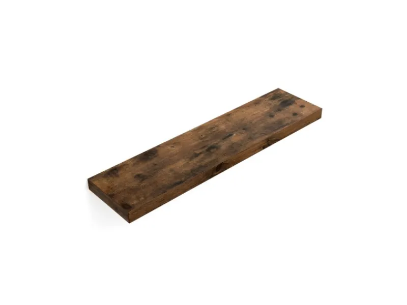 Küchenregale<Vasagle Wandboard 20 cm x 80 cm x 3,8 cm Braun