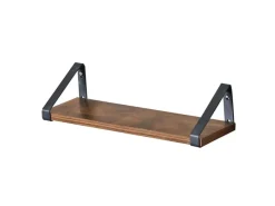 Küchenregale<Vasagle Wandregal 40 cm x 12 cm x 11 cm Braun-Schwarz