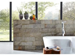 Klimex Verblender UltraStrong Campana Grau Nuanziert Feinsteinzeug 16 cm x 42 cm< Küchenrückwände