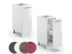 Vicco Apothekerschrank Fame-Line Hochglanz/ 30 cm ohne Arbeitsplatte< Küchenschränke