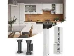 Vicco Apothekerschrank Fame-Line Medizinschrank für die Küche Hochglanz/ 30 cm< Küchenschränke