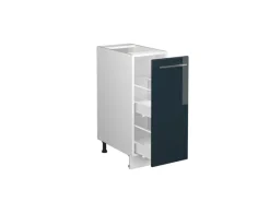 Pfannen<Vicco Apothekerschrank Fame-Line Hochglanz/Weiß 30 cm ohne Arbeitsplatte
