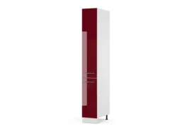 Küchenschränke<Vicco Apothekerschrank Fame-Line Medizinschrank für die Küche Bordeaux Hochglanz/Weiß 30 cm