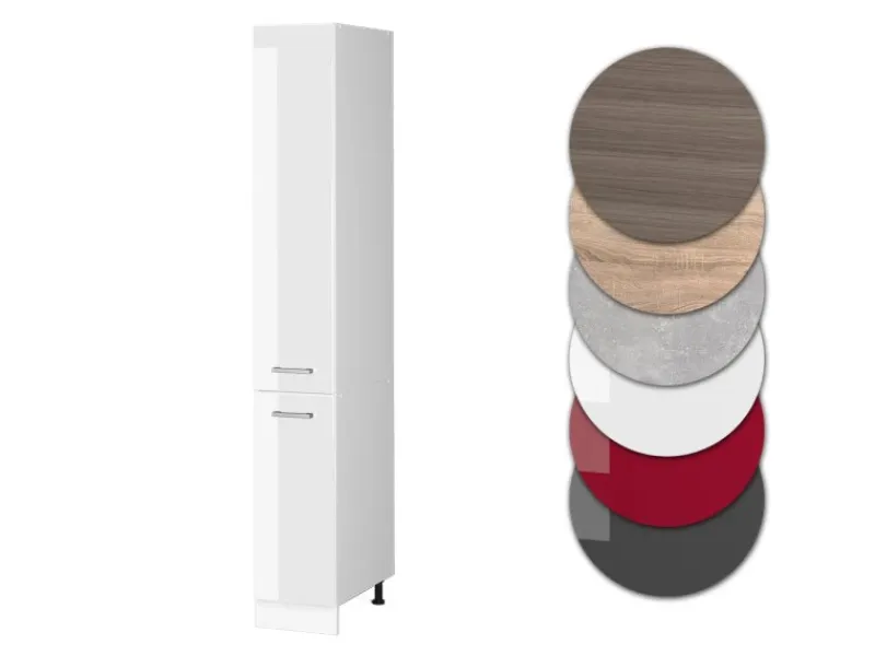 Küchenschränke<Vicco Apothekerschrank R-Line Medizinschrank für die Küche Hochglanz/ 30 cm