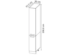 Discount Vicco Apothekerschrank R-Line Medizinschrank für die Küche Artisan-Eiche/Goldkraft Eiche 30 cm Artisan Eiche