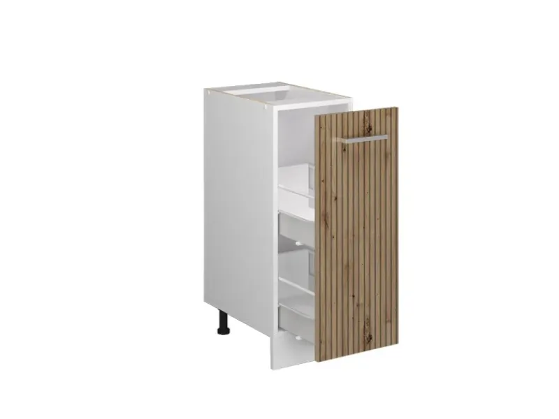 Vicco Apothekerschrank R-Line Artisan-Eiche/Weiß 30 cm ohne Arbeitsplatte< Küchenschränke