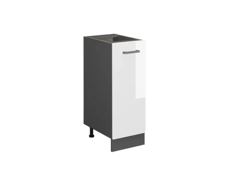 Vicco Apothekerschrank R-Line Hochglanz/Anthrazit 30 cm ohne Arbeitsplatte< Küchenschränke