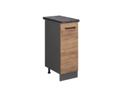 Discount Vicco Apothekerschrank R-Line Goldkraft /Anthrazit 30 cm AP Anthrazit Eiche