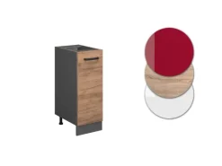 Discount Vicco Apothekerschrank R-Line Goldkraft /Anthrazit 30 cm AP Anthrazit Eiche