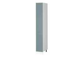 Vicco Apothekerschrank R-Line Medizinschrank für die Küche Blau-Grau/Weiß 30 cm< Küchenschränke
