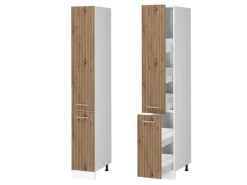 Vicco Apothekerschrank R-Line Medizinschrank für die Küche Artisan-Eiche/Weiß 30 cm< Küchenschränke