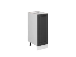 Clearance Vicco Apothekerschrank R-Line Anthrazit Landhaus/Weiß 30 cm ohne Arbeitsplatte Anthrazitgrau