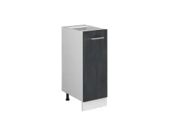 Outlet Vicco Apothekerschrank R-Line Medizinschrank für die Küche Schwarz Beton 30 cm ohne Arbeitsplatte Beton Anthrazit