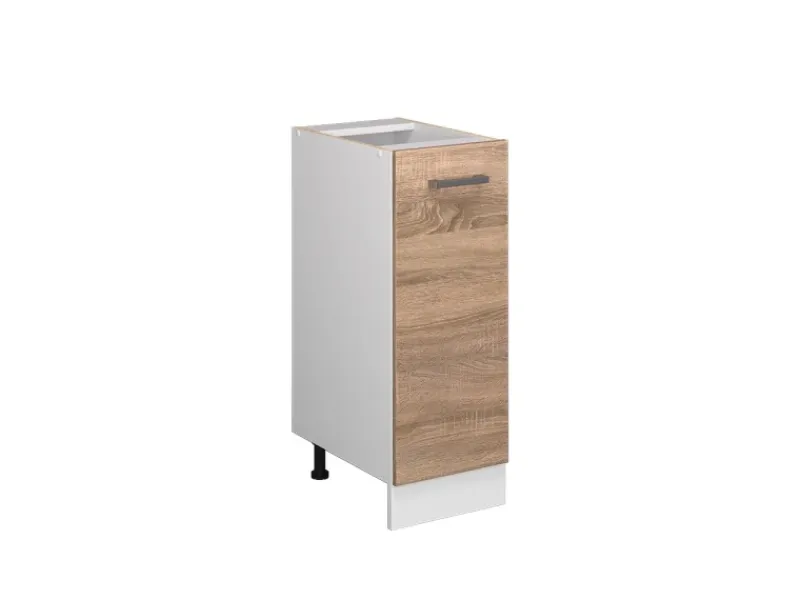 Küchenschränke<Vicco Apothekerschrank R-Line Medizinschrank für die Küche Sonoma/Weiß 30 cm ohne Arbeitsplatte