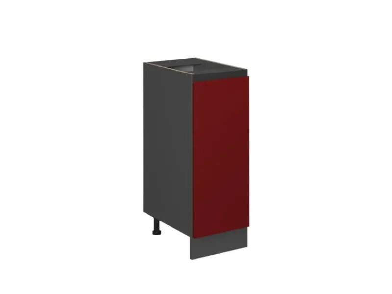 Vicco Apothekerschrank R-Line /Anthrazit 30 cm J-Shape ohne Arbeitsplatte< Küchenschränke