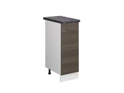 Vicco Apothekerschrank R-Line Medizinschrank für die Küche Grau/Weiß 30 cm AP Anthrazit< Küchenschränke