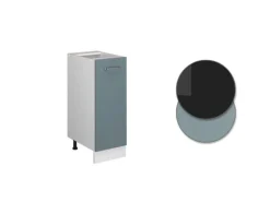 Vicco Apothekerschrank R-Line Blau-Grau/Weiß 30 cm ohne Arbeitsplatte< Küchenschränke