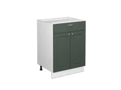 Vicco Badschrank Fame-Line -Gold Landhaus/Weiß 60 x 82 cm mit Schublade ohne Arbeitsplatte< Wäschetrockner|Gefrierschränke