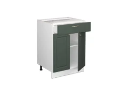 Vicco Badschrank Fame-Line -Gold Landhaus/Weiß 60 x 82 cm mit Schublade ohne Arbeitsplatte< Wäschetrockner|Gefrierschränke