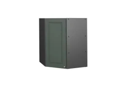 Vicco Eckhängeschrank Fame-Line Küchen-Eckschrank Grün-Gold Landhaus/Anthrazit 57 cm Dunkelgrün