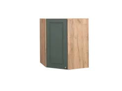 Vicco Eckhängeschrank Fame-Line Grün-Gold Landhaus/Goldkraft Eiche 57 cm< Küchenregale|Küchenschränke