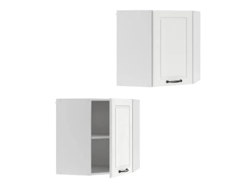Vicco Eckhängeschrank R-Line Küchen-Eckschrank Landhaus/ 57 cm< Küchenschränke
