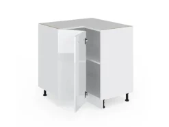 Vicco Eckunterschrank R-Line Hochglanz/ 76 cm ohne Arbeitsplatte< Küchenschränke