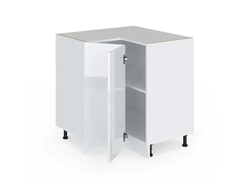 Vicco Eckunterschrank R-Line Hochglanz/ 76 cm ohne Arbeitsplatte< Küchenschränke