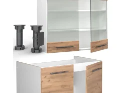 Zubehör Für Küchenarmatur<Vicco Fame-Line Küchenzeile Goldkraft /Weiß 240 cm ohne Arbeitsplatte ohne E-Geräte