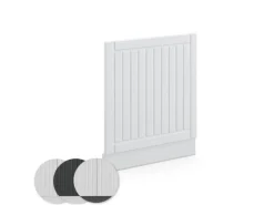 Clearance Vicco Frontblende Fame-Line Landhaus/ 60 cm ohne Arbeitsplatte Weiß