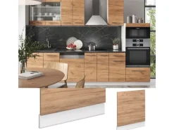 Einbauküchen<Vicco Frontblende Fame-Line Goldkraft /Weiß 60 cm ohne Arbeitsplatte
