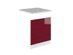 Online Vicco Frontblende R-Line Geschirrspüler Fronttür /Weiß 60 cm ohne Arbeitsplatte Rot