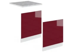 Online Vicco Frontblende R-Line Geschirrspüler Fronttür /Weiß 60 cm ohne Arbeitsplatte Rot