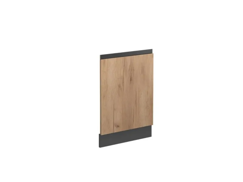 Einbauküchen|Küchenschränke<Vicco Frontblende R-Line Goldkraft /Anthrazit 45 cm J-Shape ohne Arbeitsplatte