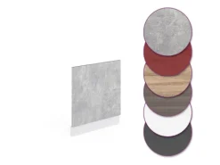 Online Vicco Frontblende R-Line Geschirrspüler Fronttür /Weiß 60 cm ohne Arbeitsplatte Beton
