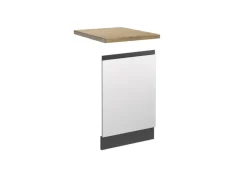 Sale Vicco Frontblende R-Line Geschirrspüler Fronttür /Anthrazit 45 cm AP Eiche Weiß