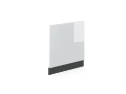 Einbauküchen<Vicco Frontblende R-Line Hochglanz/Anthrazit 60 cm ohne Arbeitsplatte