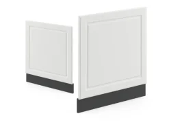 Hot Vicco Frontblende R-Line Landhaus/Anthrazit 60 cm ohne Arbeitsplatte Weiß