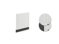 Hot Vicco Frontblende R-Line Landhaus/Anthrazit 60 cm ohne Arbeitsplatte Weiß
