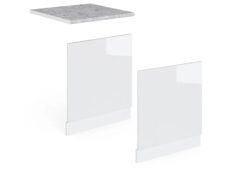 Einbauküchen|Küchenschränke<Vicco Frontblende R-Line Hochglanz/ 60 cm ohne Arbeitsplatte