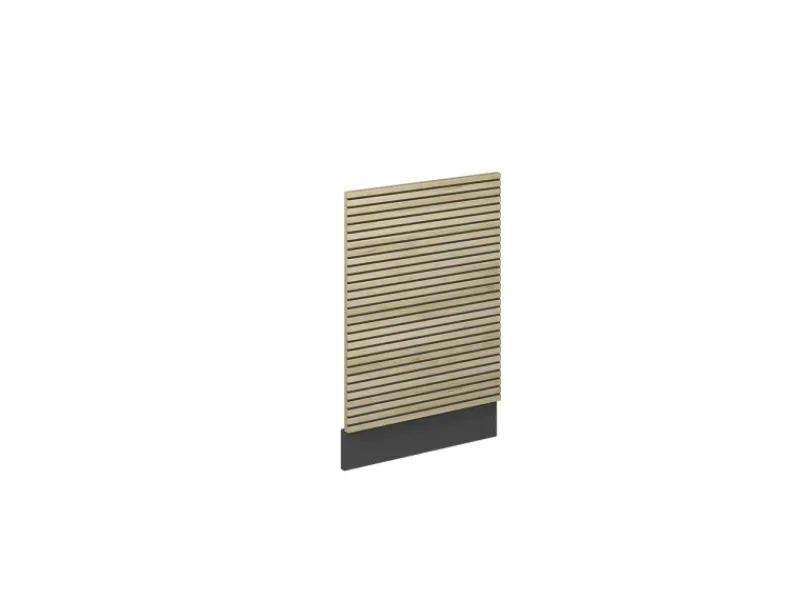 Einbauküchen<Vicco Geschirrspülblende Fame-Line Eiche Paneel 45 cm