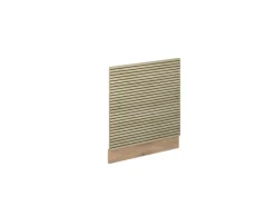 Einbauküchen<Vicco Geschirrspülblende Fame-Line Eiche Paneel 60 cm mit Goldkraft Eiche Korpus