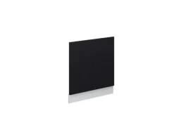 Hot Vicco Geschirrspülblende Fame-Line Gestreift 60 cm ohne Arbeitsplatte Schwarz