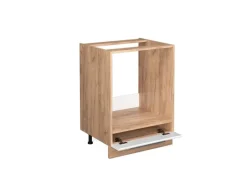 Online Vicco Herdumbauschrank Fame-Line Hochglanz/Goldkraft Eiche 60 cm AP Anthrazit Weiß