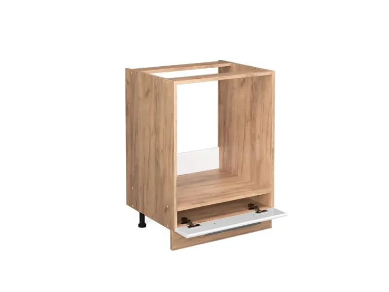 Online Vicco Herdumbauschrank Fame-Line Hochglanz/Goldkraft Eiche 60 cm AP Anthrazit Weiß